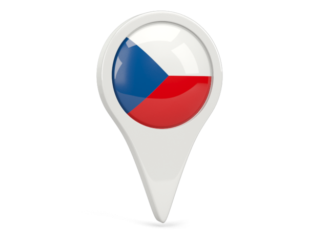 czech republic round pin icon 640