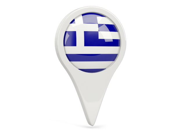 greece round pin icon 640