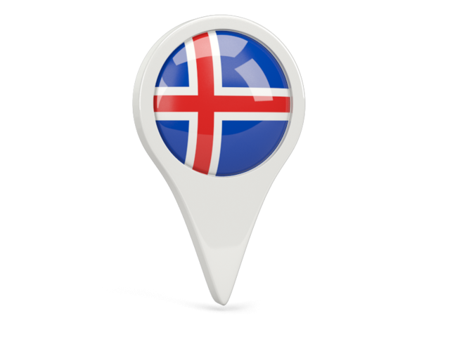 iceland round pin icon 640
