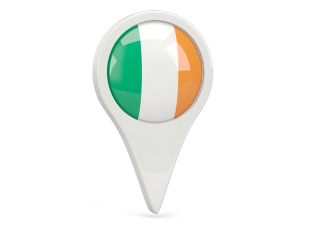 ireland round pin icon 640