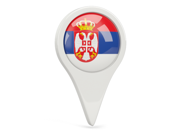 serbia round pin icon 640