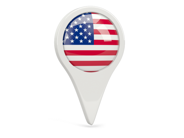 united states of america round pin icon 640